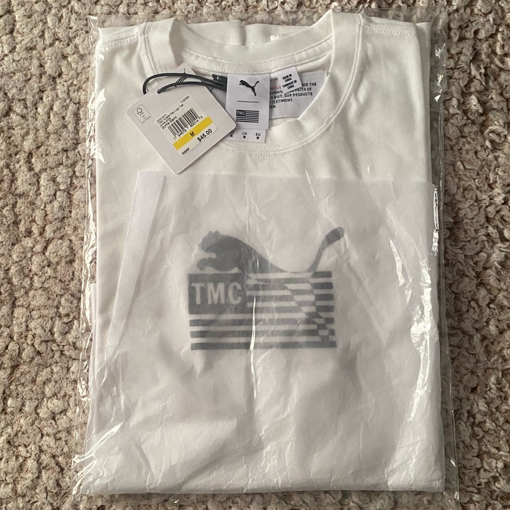 TMC Hussle Way Logo Crew Neck Short Sleeve T-Shirt size Large